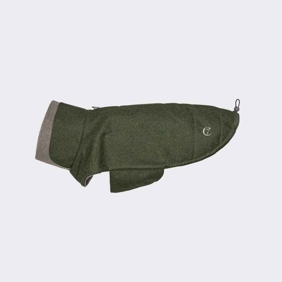 Cloud7 Dog Coat Brooklyn Flannel Fern Green