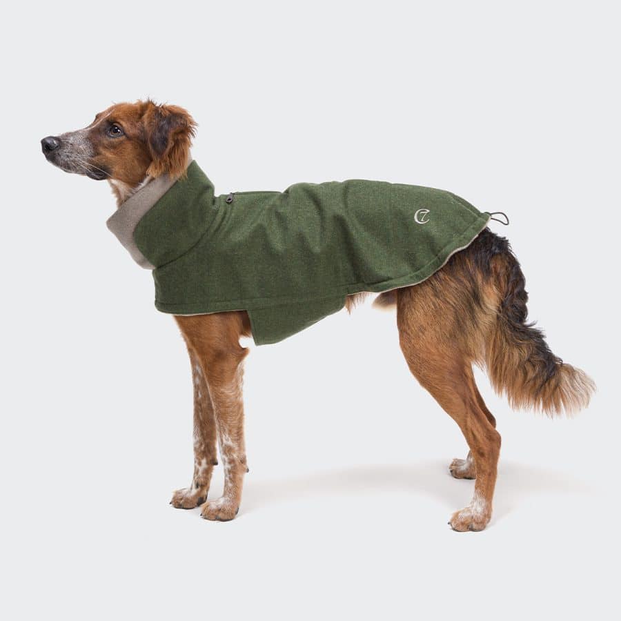Cloud7 Dog Coat Brooklyn Flannel Fern Green - Bild 2