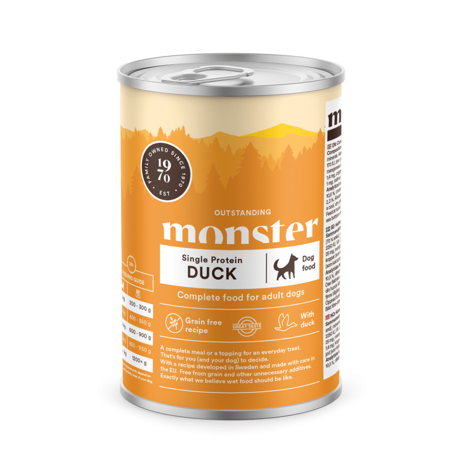 Monster Adult Single Duck våtfoder