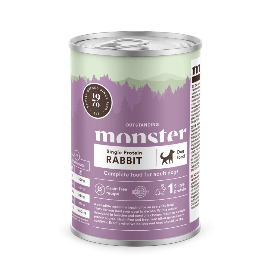 Monster Adult Single Rabbit våtfoder