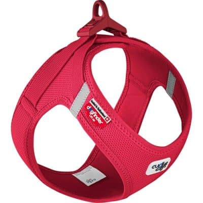 Curli Vest sele Clasp Air-Mesh Röd