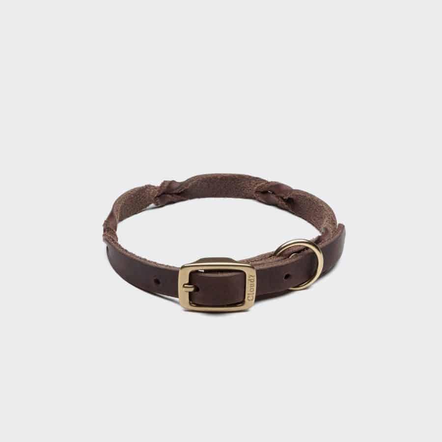 Cloud7 Riverlino Halsband Brun mässing