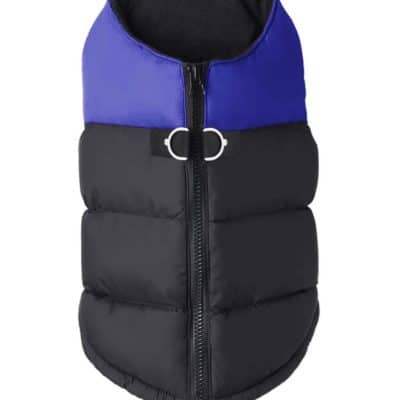 Gooby Padded Vest Svart/Blå