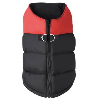 Gooby Padded Vest Svart/Röd