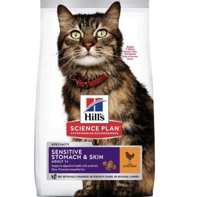 Hills SP Feline Adult Sensitive Stomach & Skin Chicken 1,5kg