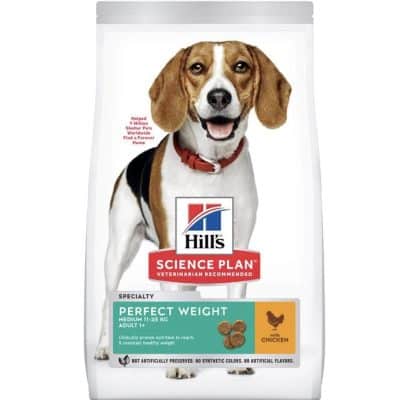 Hills SP  Canine Adult Perfect Weight Medium Chicken