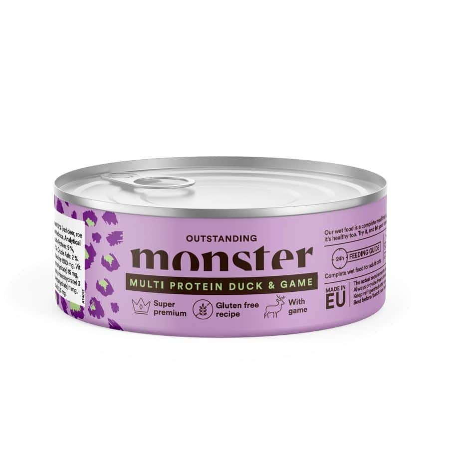 Monster Adult Cat Multi Duck/Game våtfoder