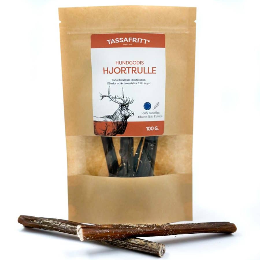 Tassafritt Hjort Tuggrulle 15cm 100g