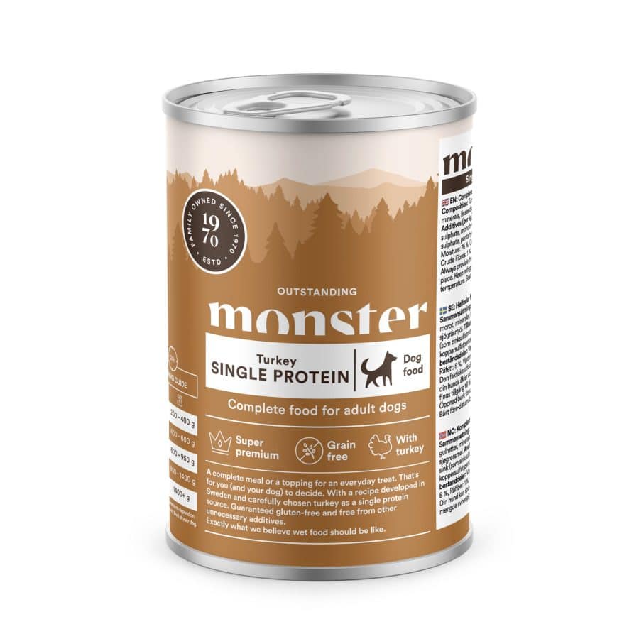 Monster Adult Single Turkey våtfoder
