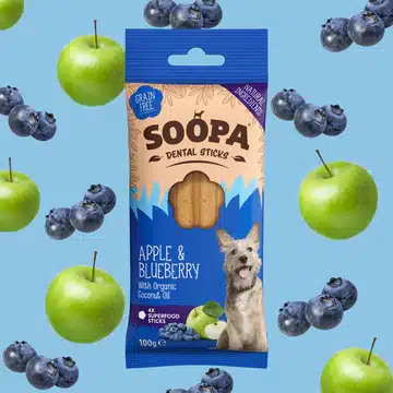 Soopa Apple & Blueberry Dental Sticks