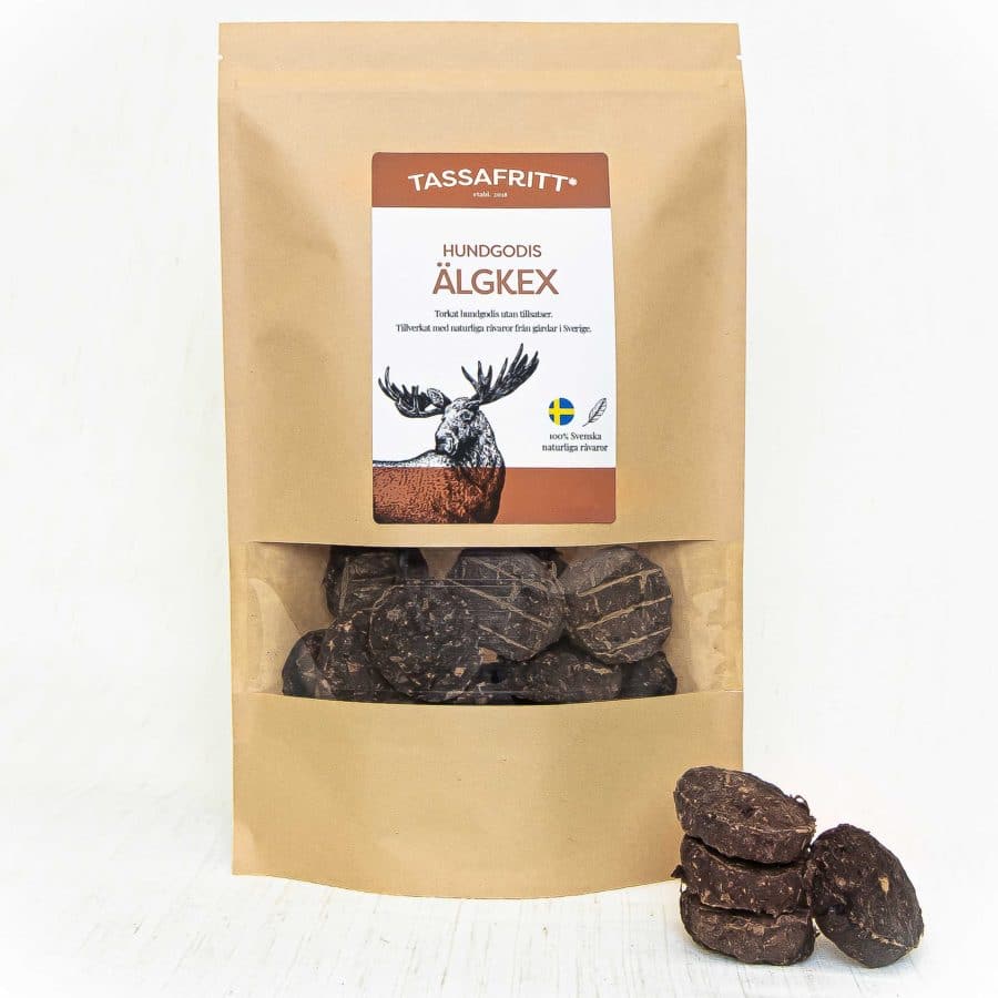 Tassafritt Älgkex ( Hjort, Rådjur & Älg) 80g