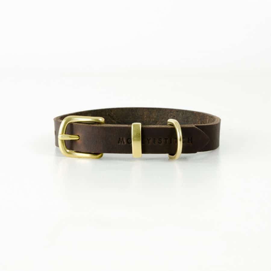 Molly and Stitch Butter Collar Classic Brown