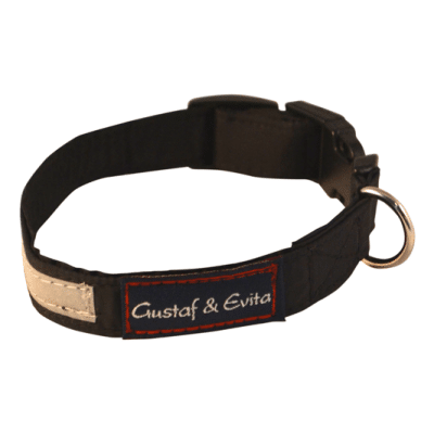Gustaf & Evita Halsband Reflex Svart