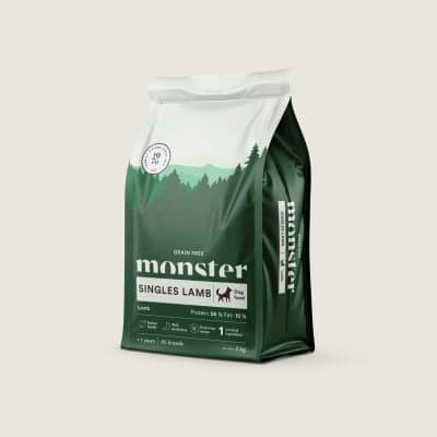 Monster Dog Grain Free Singles Lamb