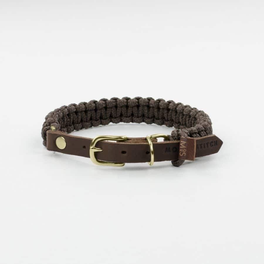 Molly and Stitch Touch of Leather Collar Choklad - Bild 2