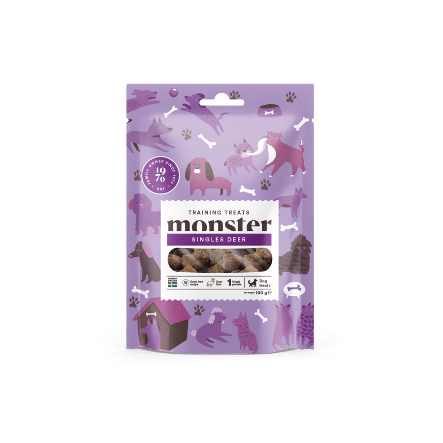 Monster Dog training treats Singles Deer 100 g