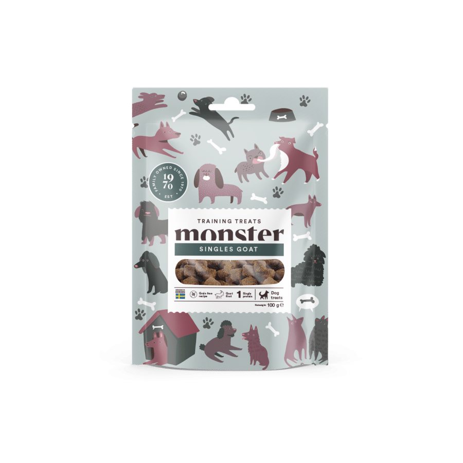 Monster Dog training treats Singles Goat 100 g
