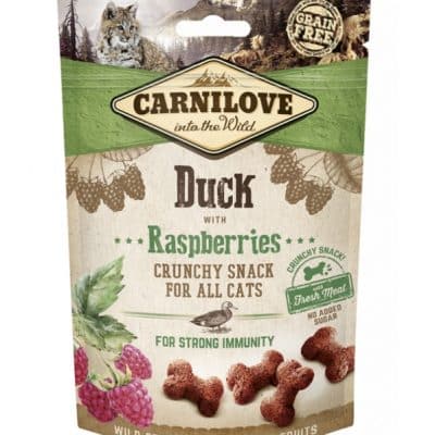 Carnilove Cat Crunchy Snack Duck with Raspberries