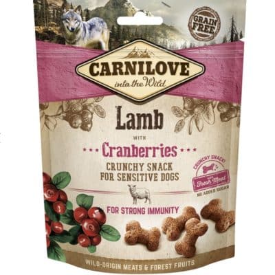 Carnilove Dog Crunchy Snack Lamb & Cranberries with fresh meat