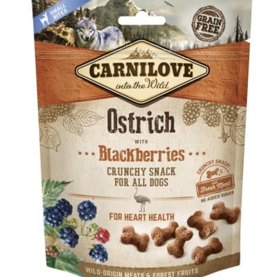 Carnilove Dog Crunchy Snack Ostrich & Blackberries with fresh meat