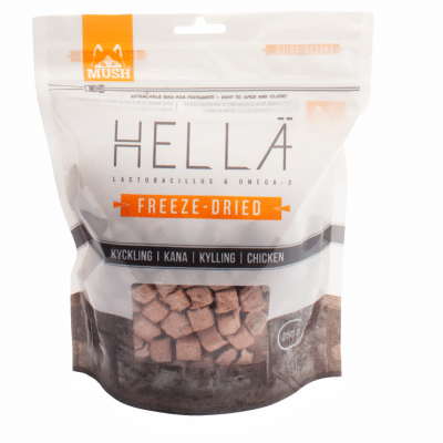 MUSH Hellä Kyckling Frystorkat 250g