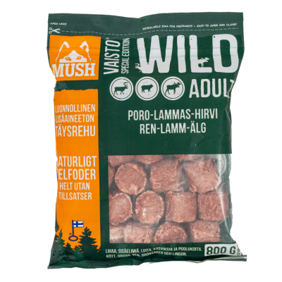 MUSH Vaisto®  Adult WILD (ren, lamm, älg)