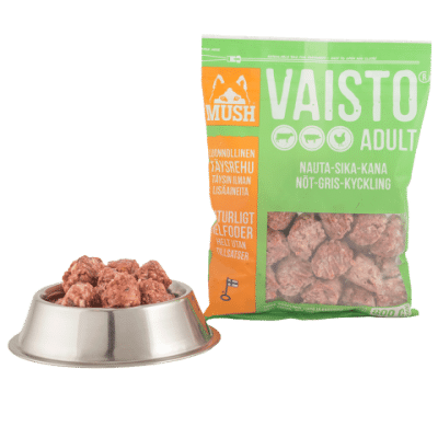 MUSH Vaisto® Adult Grön (Nöt-gris-kyckling)