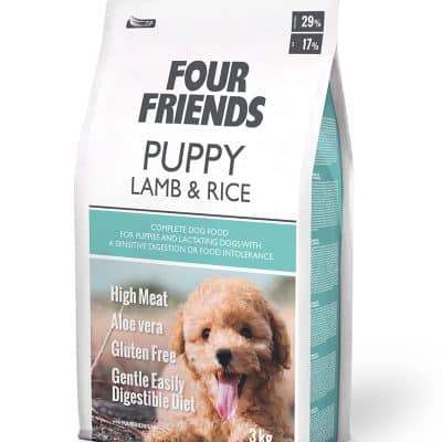 Four Friends Puppy Lamm & Ris 3kg