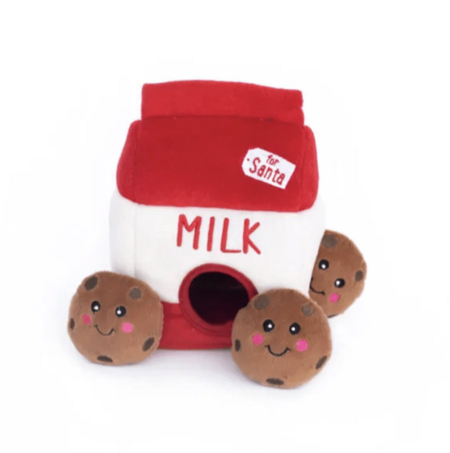 Zippy Paws Holiday Burrow Santa´s Milk and Cookies