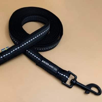 Birger and Company Anti-slip koppel Reflex Svart
