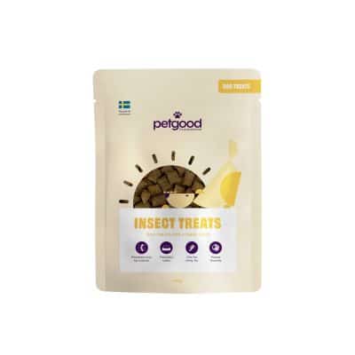 Petgood insektsbaserat Hud och päls godis - 100g