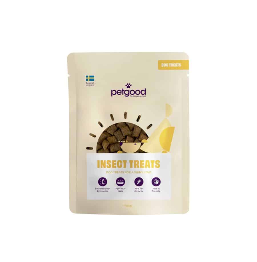 Petgood insektsbaserat Hud och päls godis - 100g