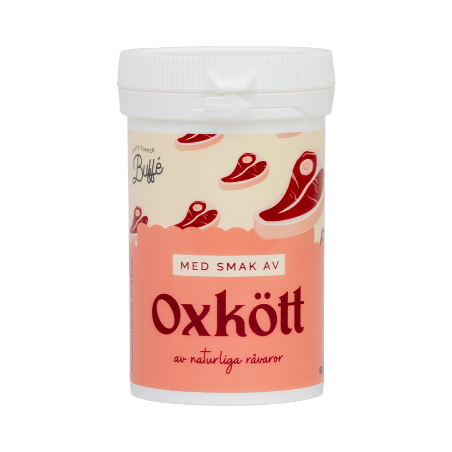 SvenskaDjurApoteket Buffé Taste Topper Oxkött 60g