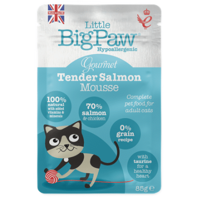 Little Big Paw Gourmet Atlantic Salmon Mousse 85g