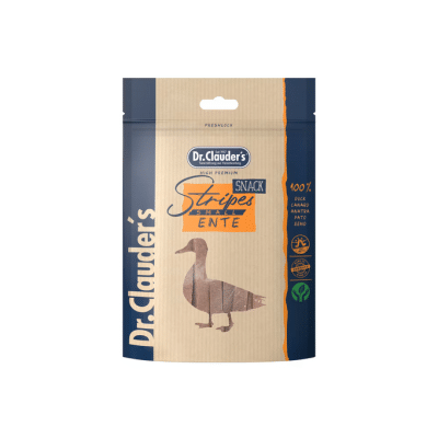Dr. Clauder´s Hundgodis strips 80 g Anka