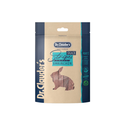 Dr. Clauder´s Hundgodis strips 80 g Kanin