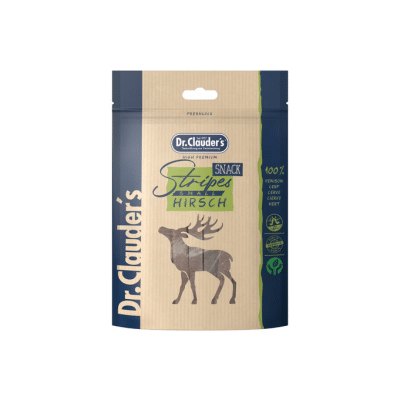 Dr. Clauder´s Hundgodis strips 80 g Hjort