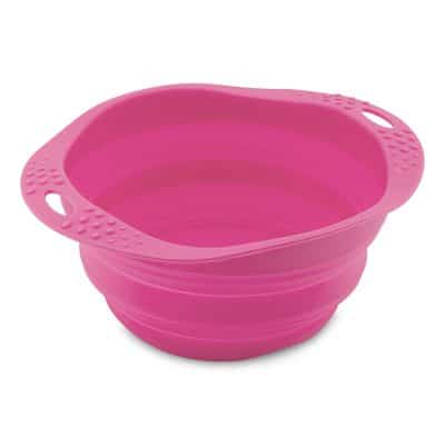 Beco Hopfällbar skål Rosa