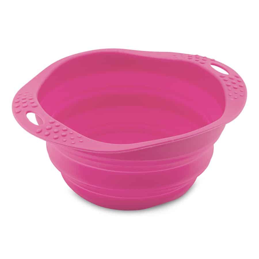 Beco Hopfällbar skål Rosa