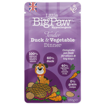 Little Big Paw Tender Duck & Vegetable Dinner 150g