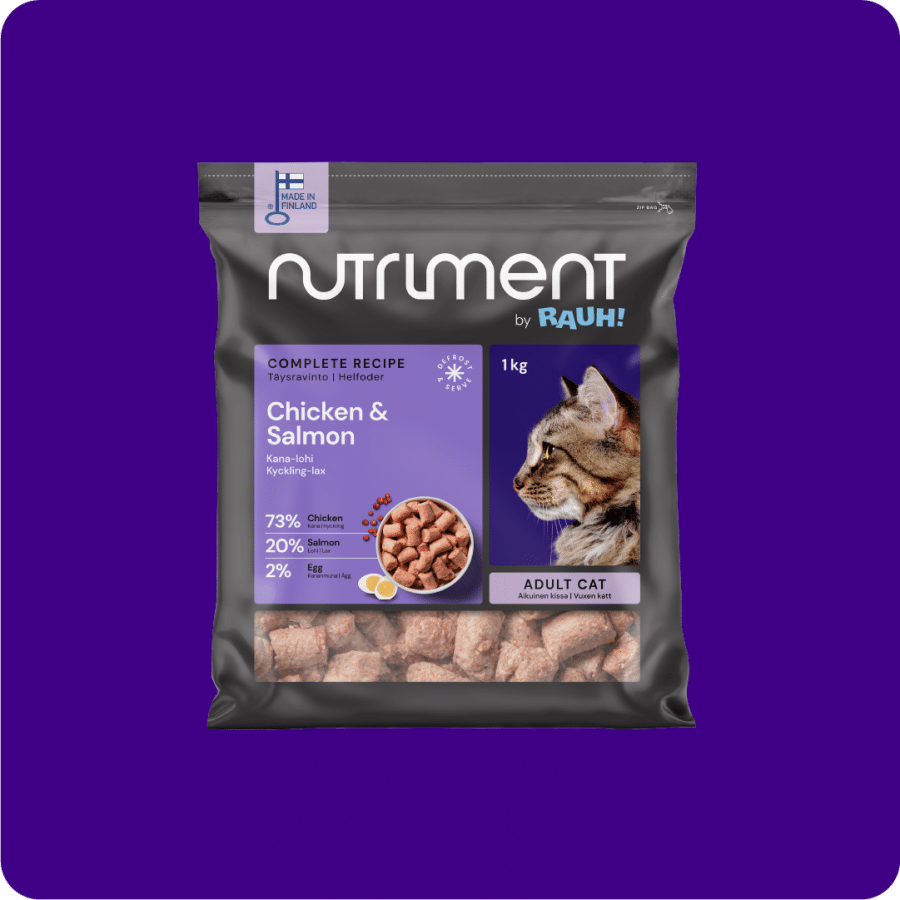 Nutriment by Rauh! Köttbullar för Katt Kyckling - Lax