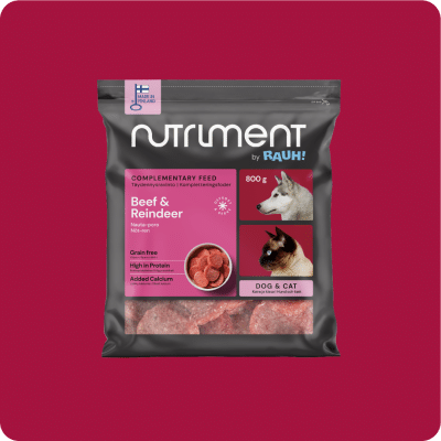 Nutriment by Rauh! Medaljonger Tilläggsfoder Nöt - Ren