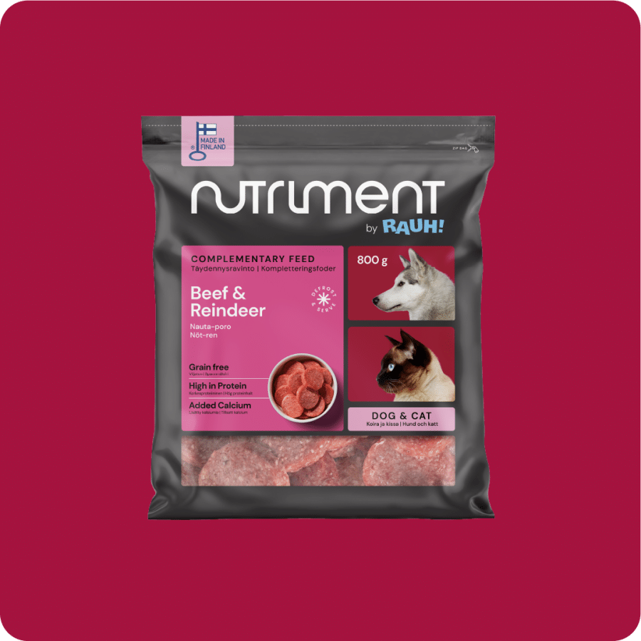 Nutriment by Rauh! Medaljonger Tilläggsfoder Nöt - Ren