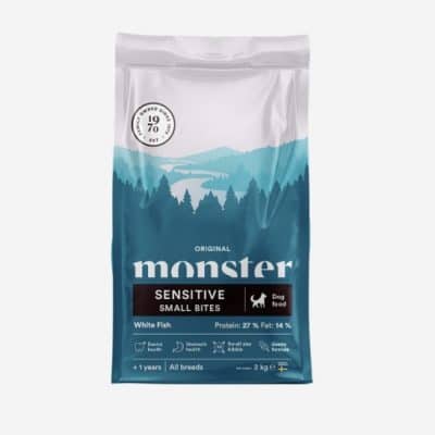 Monster Dog Original Sensitive White Fish Small Bites 2kg