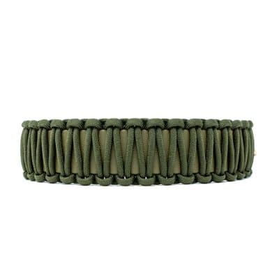 Stilhütte Halsband Paracord Mörk Oliv