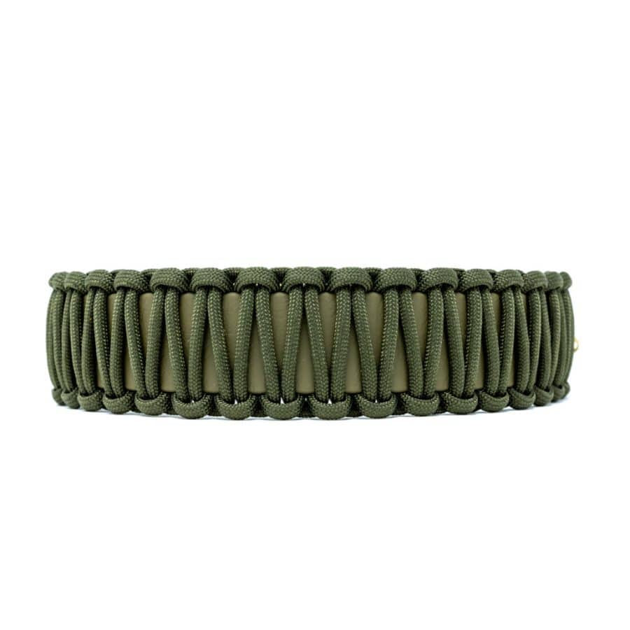 Stilhütte Halsband Paracord Mörk Oliv