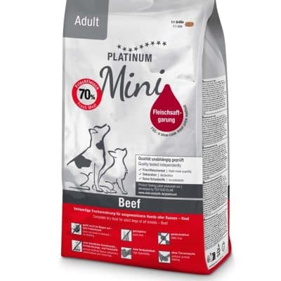 Platinum Mini Adult Beef+Potato 900 g