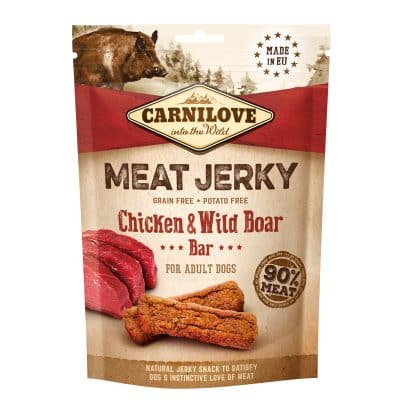 Carnilove Jerky Chicken & Wild Boar Bar 100g
