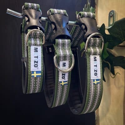 Metizo Halsband Fast Olivgrön
