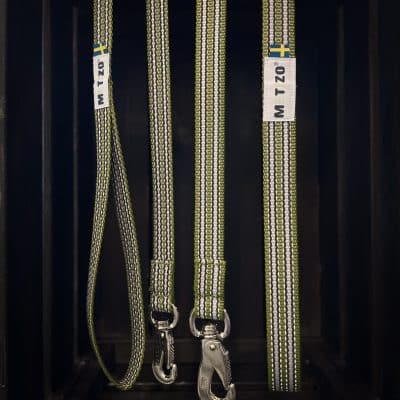 Metizo Koppel Reflex/Antiglid Olivgrön 180cm